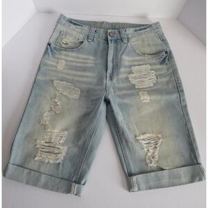 Smoke Rise Men's Distressed Denim Shorts